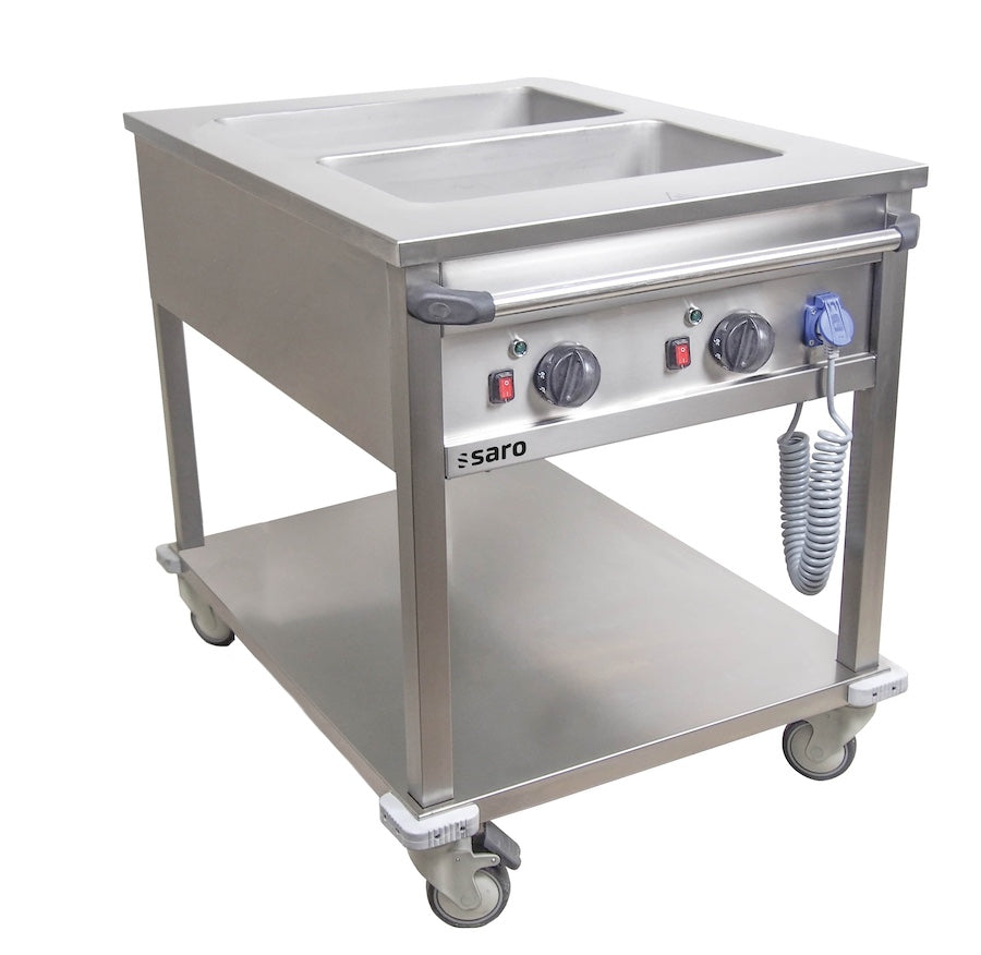 SARO BT-2 Bain Marie Wagen 2 x GN 1/1