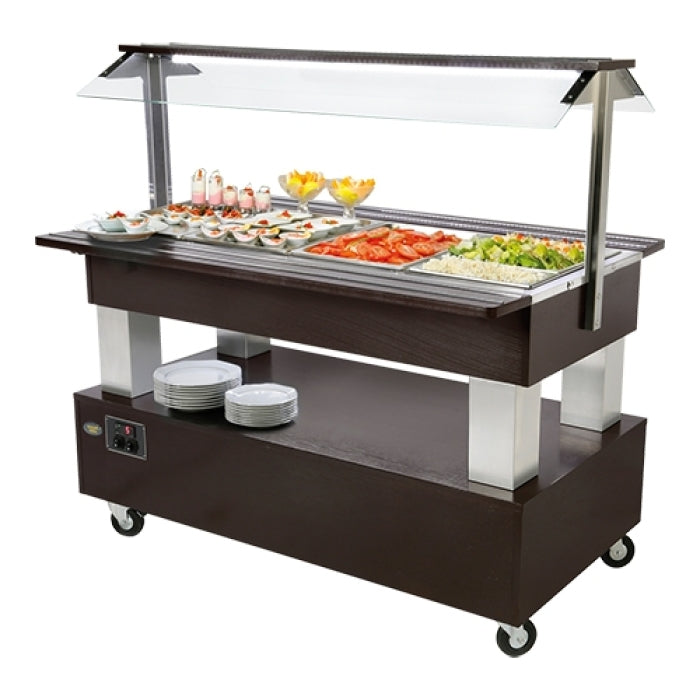 Roller Grill Saladebar 4 x GN 1/1