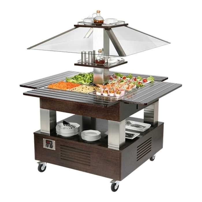 Roller Grill Saladebar 4 x GN 1/1