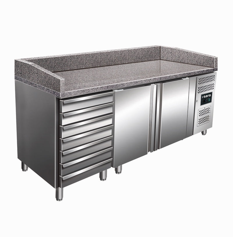 SARO PZ 2610 TN PRO Pizzawerkbank 2 Deuren 7 Laden