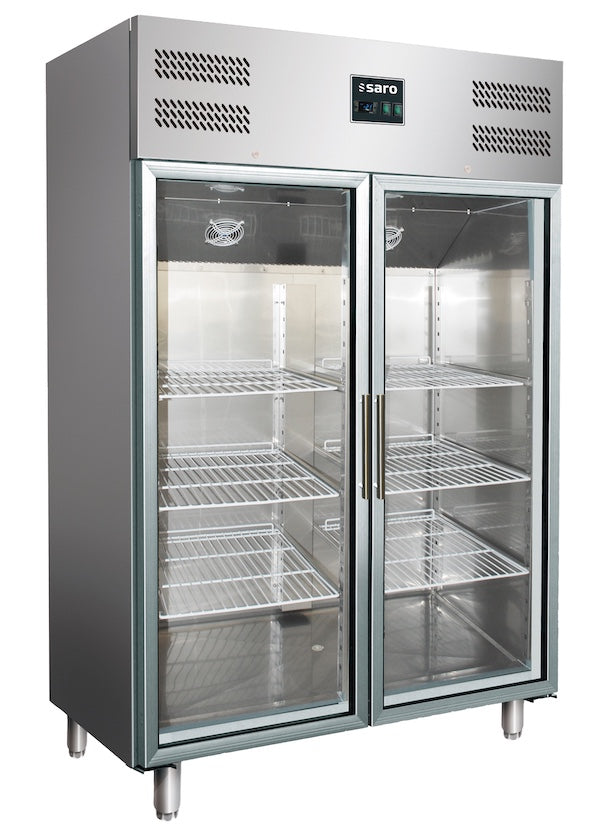SARO GN 1200 TNG Koelkast 1173 Liter GN 2/1 met Glazen Deuren