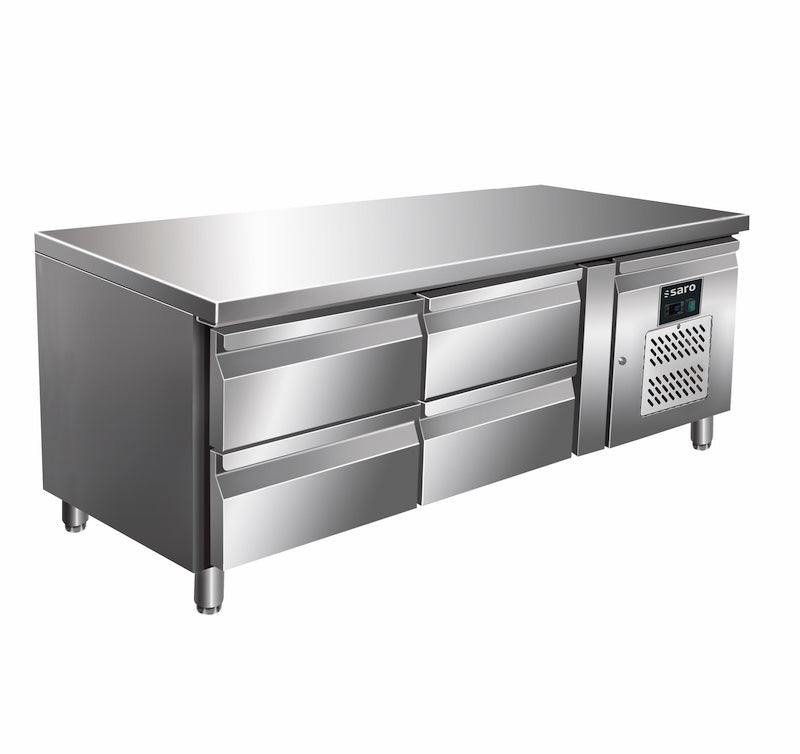 SARO UGN 2140 TN Onderbouw Koelwerkbank 150 Liter met 4 Laden