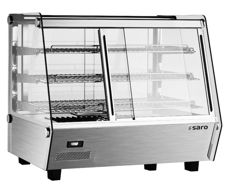 SARO SELF 205W Warmhoudvitrine 141 Liter met Schuifdeuren