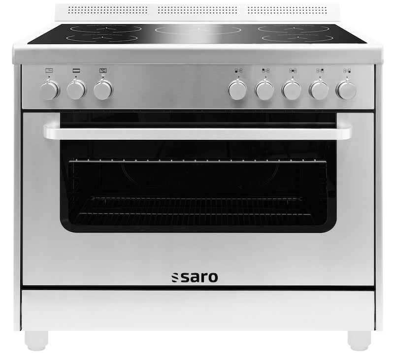 SARO TS95IND61X Inductiefornuis met Elektrische Oven Zilver