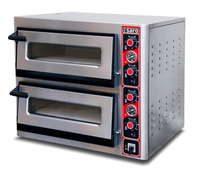 SARO FABIO 2620 Elektrische Pizzaoven met 2 Bakruimtes 10 kW