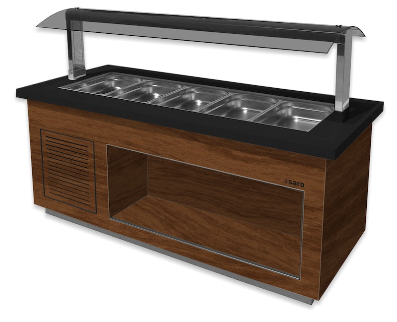 SARO PREMIUM LINE SB-K 200 Saladbar 5 x GN 1/1 Okkernoot