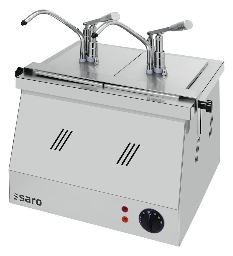 SARO BM-0214 Bain Marie Sausdispenser 2 x 4,5 Liter