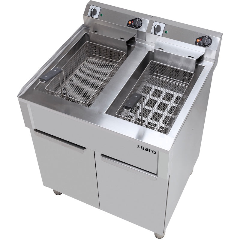 SARO BRAGA Elektrische Friteuse 2 x 20 Liter