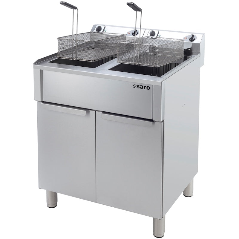 SARO BRAGA Elektrische Friteuse 2 x 20 Liter