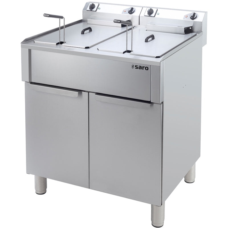 SARO BRAGA Elektrische Friteuse 2 x 20 Liter
