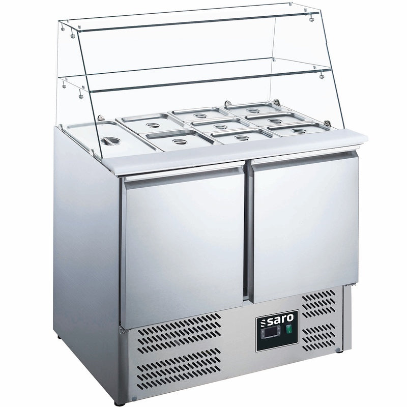SARO ES 900 G Saladette 2 Deuren met Glasopzet
