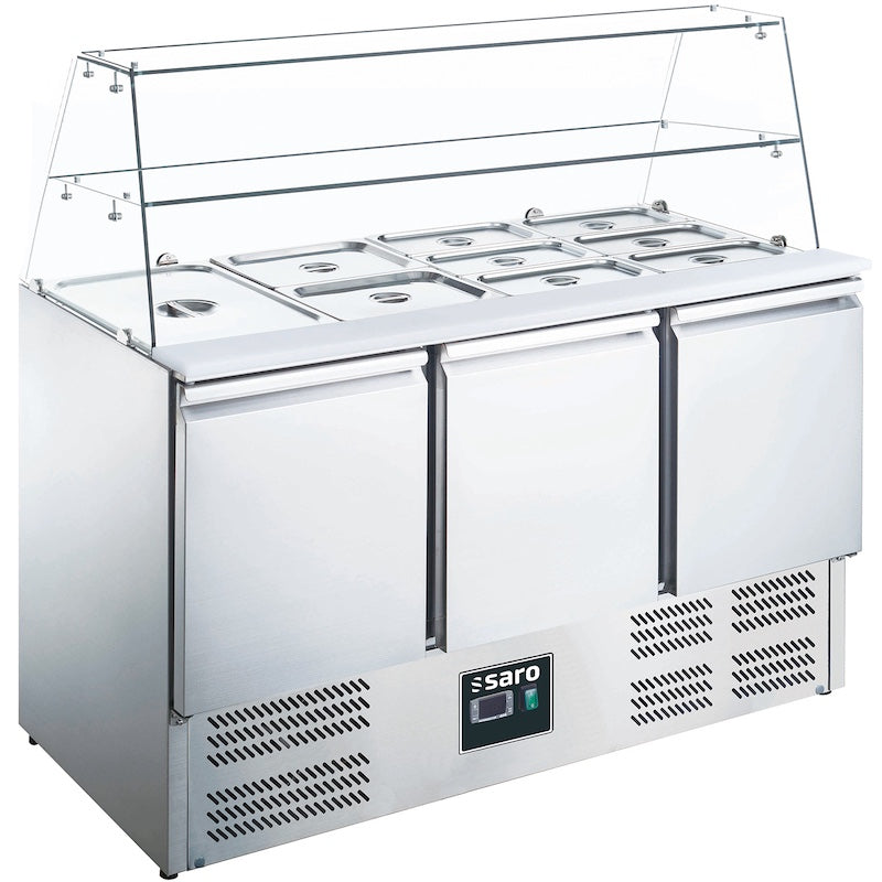 SARO ES 903 G Saladette 3 Deuren met Glasopzet