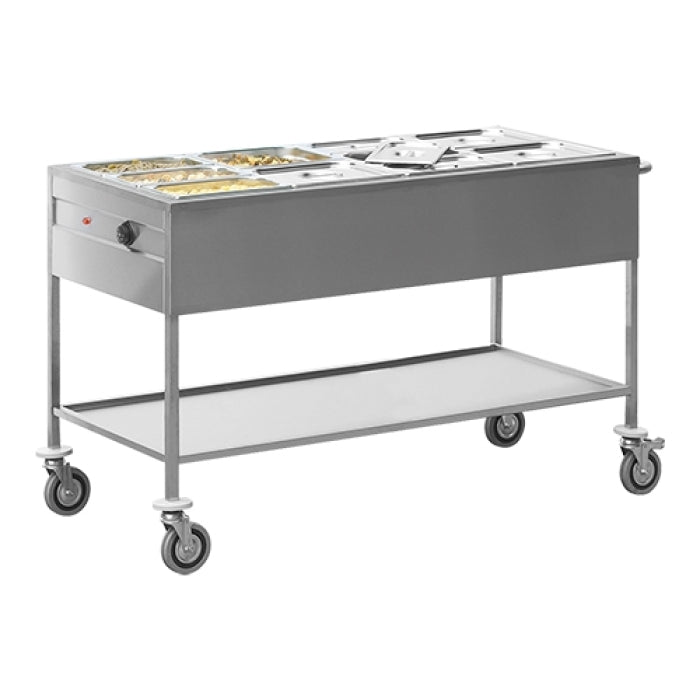 Rocam Mobiele Elektrische Bain Marie Wagen