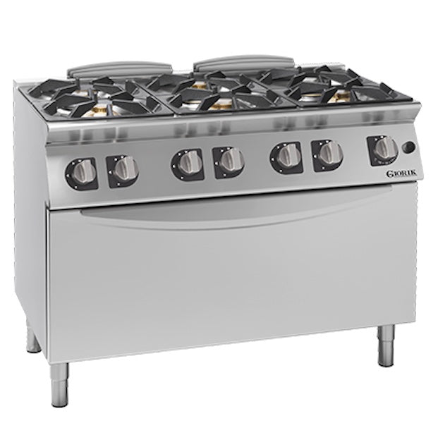 GIORIK UNIKA 700 CG760H Gasfornuis met Maxi Gasoven