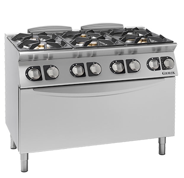 GIORIK UNIKA 700 CG76EH Gasfornuis met Maxi Elektrische Oven