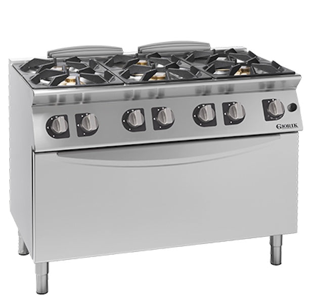 GIORIK UNIKA 900 CG960H Gasfornuis met Maxi Gasoven