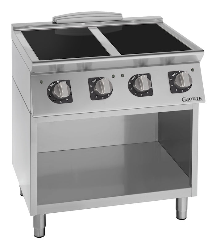 GIORIK UNIKA 700 CI740G Inductie Kookplaat 4 Pits met Open Onderstel