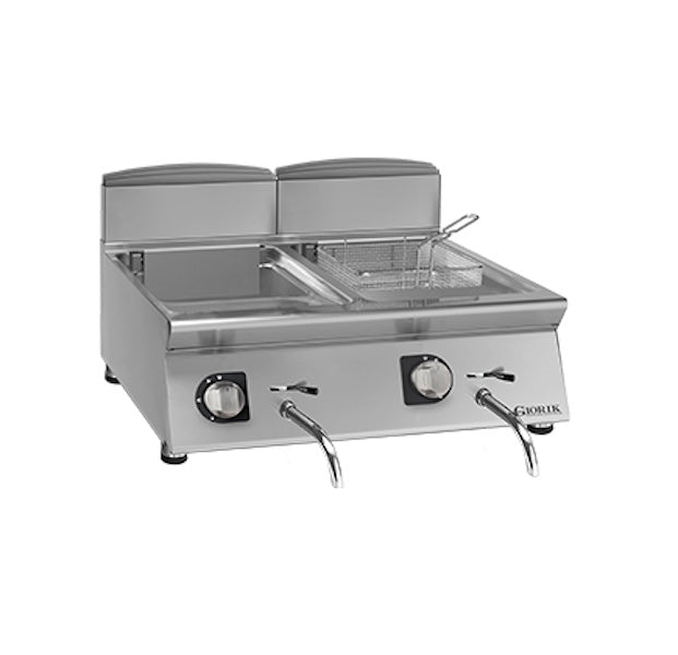 GIORIK UNIKA 700 FE7210T Elektrische Friteuse 2 x 10 Liter Tafelmodel