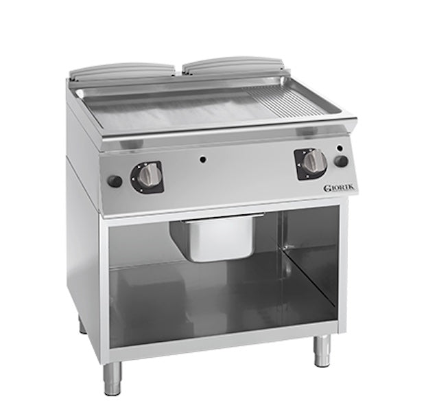 GIORIK UNIKA 700 FMG741GCRX Gas Bakplaat Glad en Geribbeld