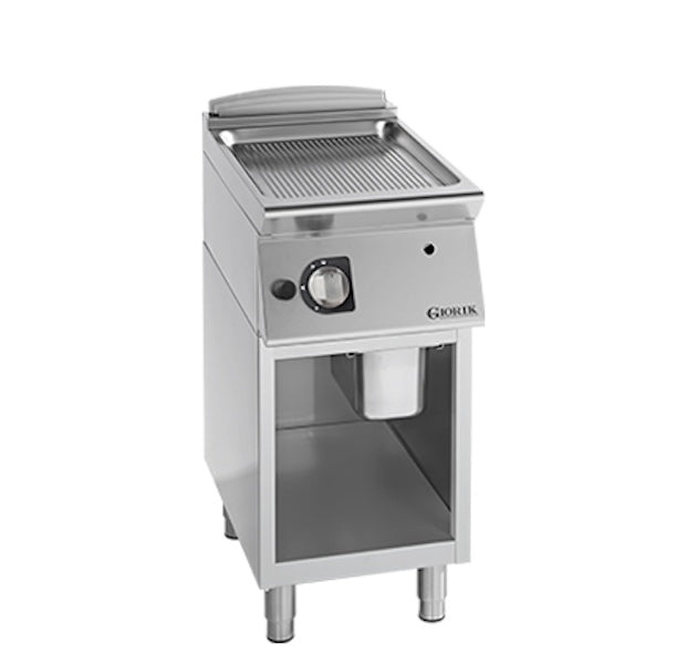 GIORIK UNIKA 700 FRG72GCRX Gas Bakplaat Geribbeld
