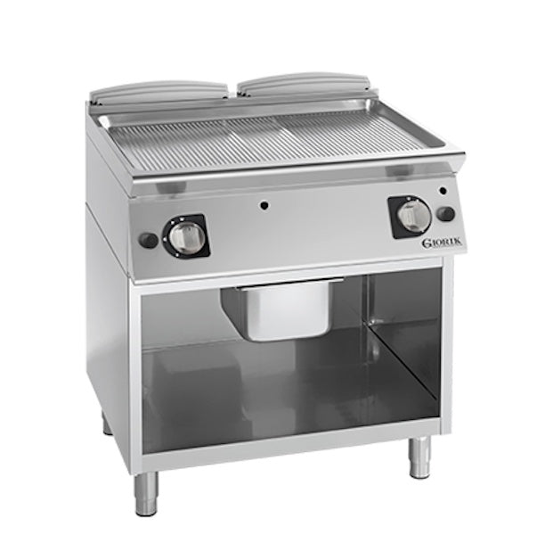 GIORIK UNIKA 700 FRG741GCRX Gas Bakplaat Geribbeld