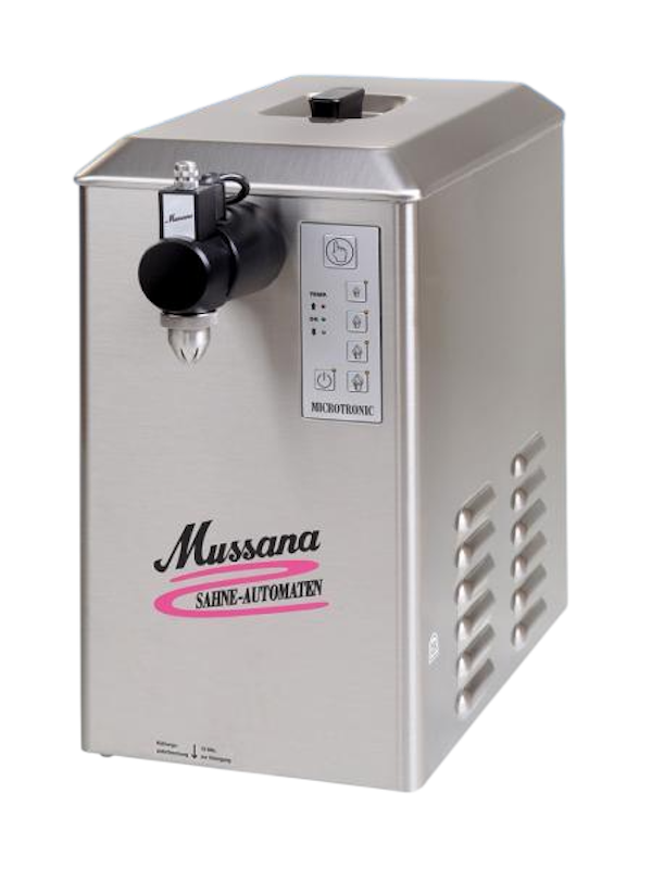 Mussana LADY 6 Liter Slagroommachine