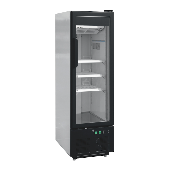 SARO EK 199 - Professionele Diepvriezer met Glazen Deur 215 L
