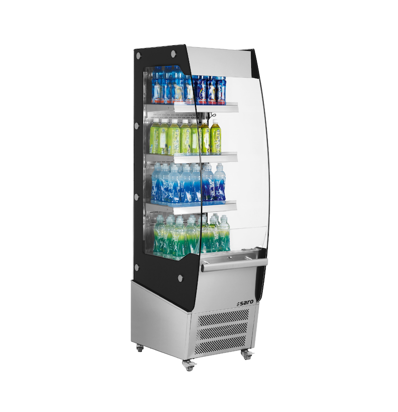 SARO SIMON Koelvitrine 220 Liter met Nachtrollo