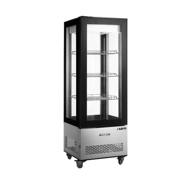SARO LEONIE Koelvitrine 400 Liter met 3 Verstelbare Roosters