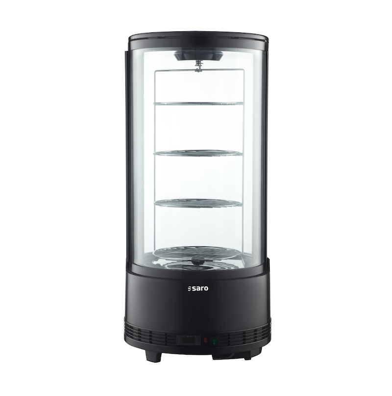 SARO ELIZA Taartvitrine 73 Liter met 3 Draaibare Schappen