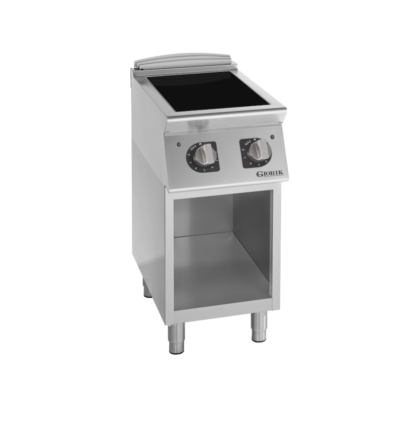 GIORIK UNIKA 900 CI920G Inductie Kookplaat 2 Pits met Open Onderstel