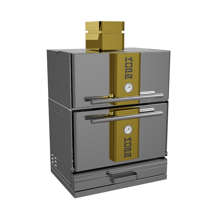 KOPA 301C Houtskooloven met Warmhoudkast