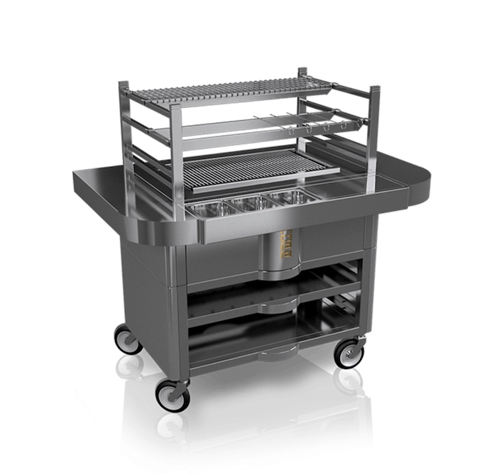 KOPA R90ST Robata Grill met Onderstel en Zijtafels