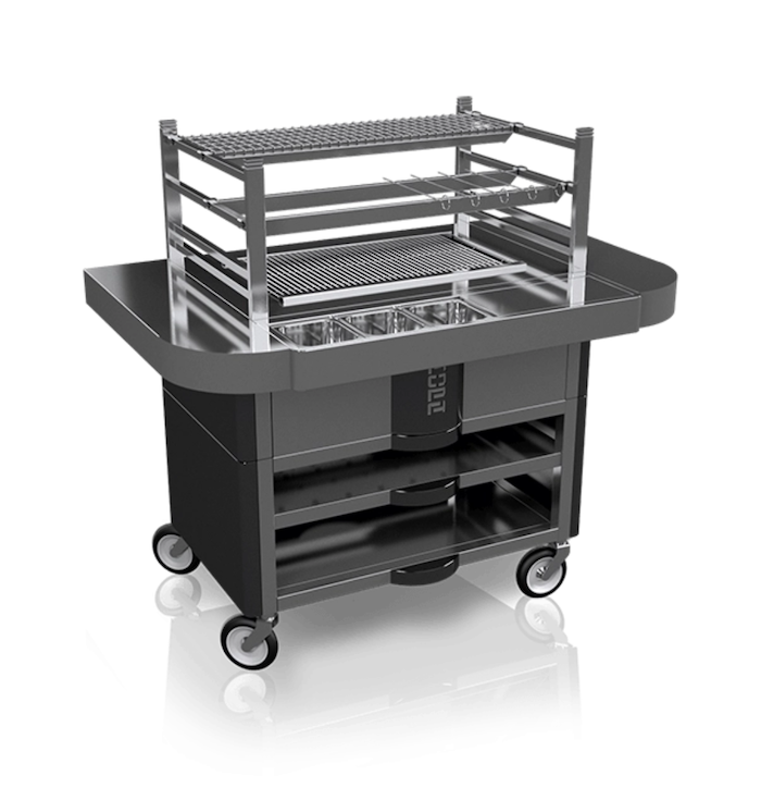 KOPA R90ST Robata Grill met Onderstel en Zijtafels