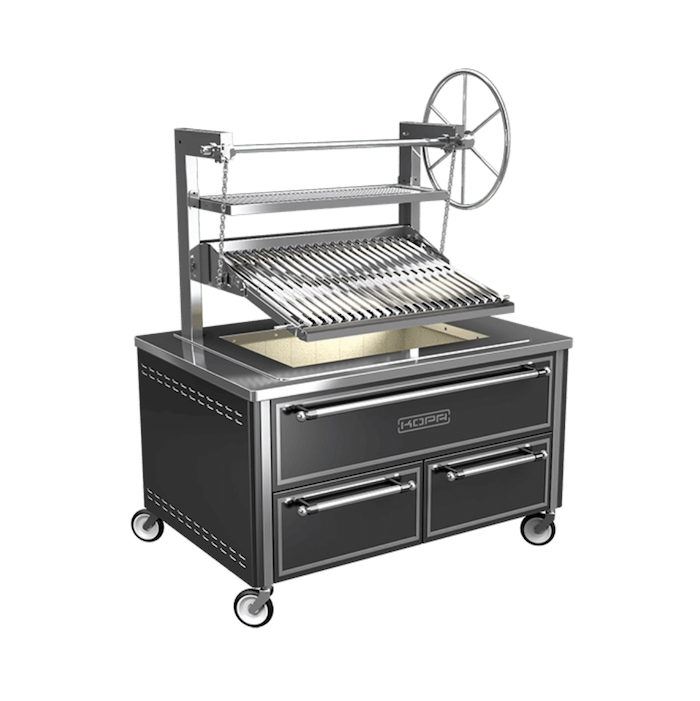 KOPA DP140D Argentijnse Grill Inbouw Houtskool