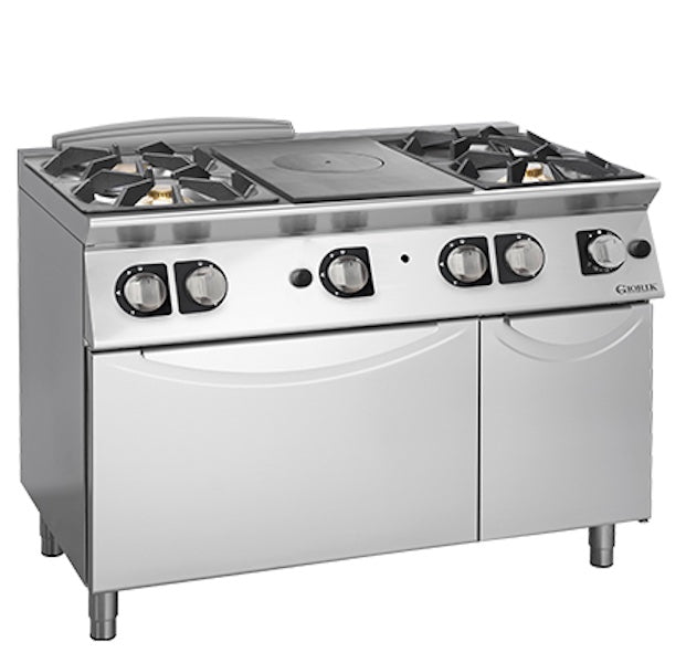 GIORIK UNIKA 700 TG76FTC Gasfornuis met Centrale Kookplaat en Gasoven
